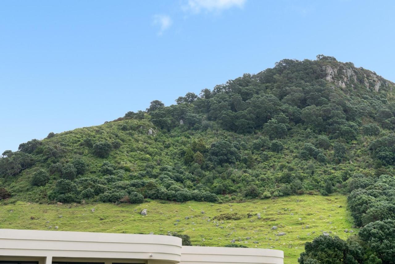 Oceanside Apartment With Garden Views Mount Maunganui Exterior foto